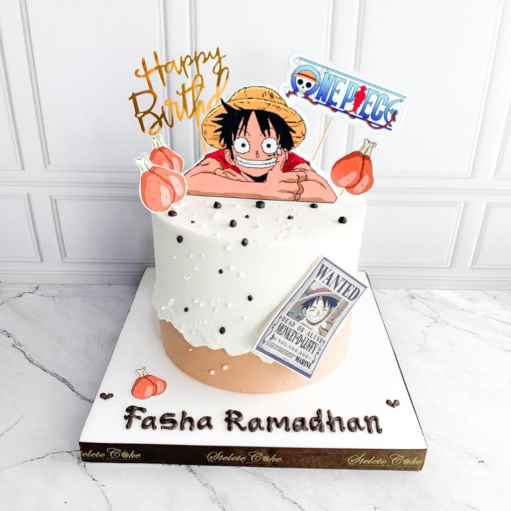 

Kue Ulang Tahun/Birthday Cake/Kue Ultah Tema One Piece/Kue Birthday Jakarta/One Piece Cake
