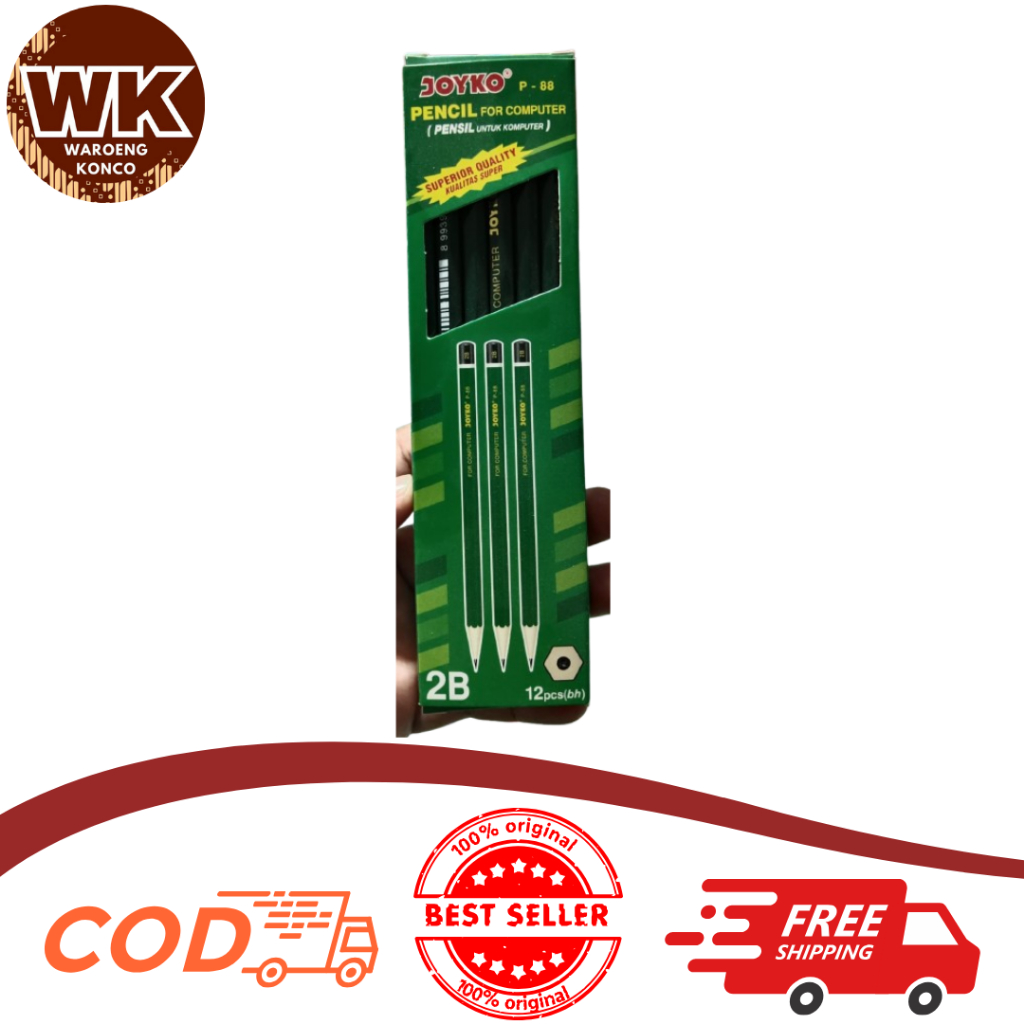 

Pencil Pensil Joyko P-88 2B 1 BOX 12 PCS