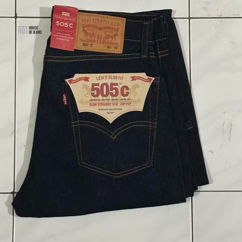 Jeans Pria 505C Slim Straight Fit  28427-0004 Stretch Rinse - Celana Jeans Branded - 100% Original