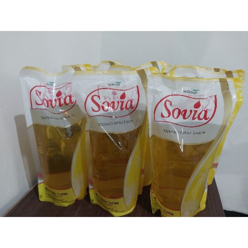 

Minyak Goreng Sovia 1L Pouch Refill / Minyak goreng 1liter