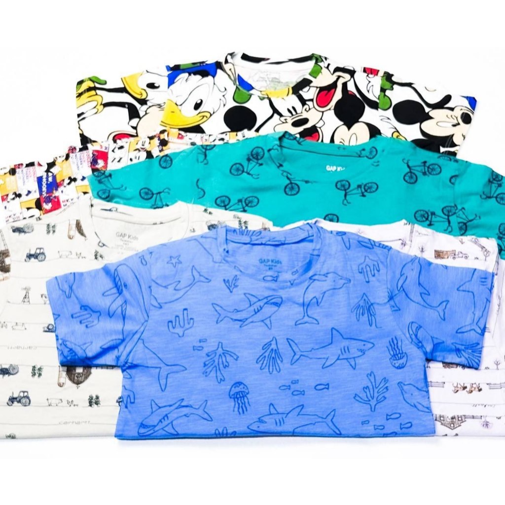 Kaos Anak Laki-Laki Baby GAP Junior 6-12 Tahun Terlaris Termurah Terbaru