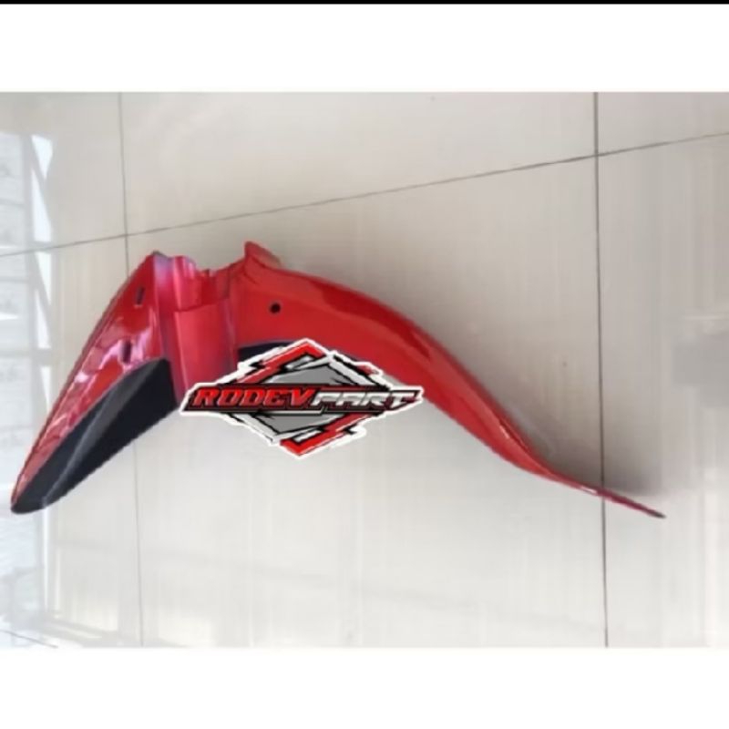 spakbor slebor depan Yamaha fizr, Vega lama warna merah