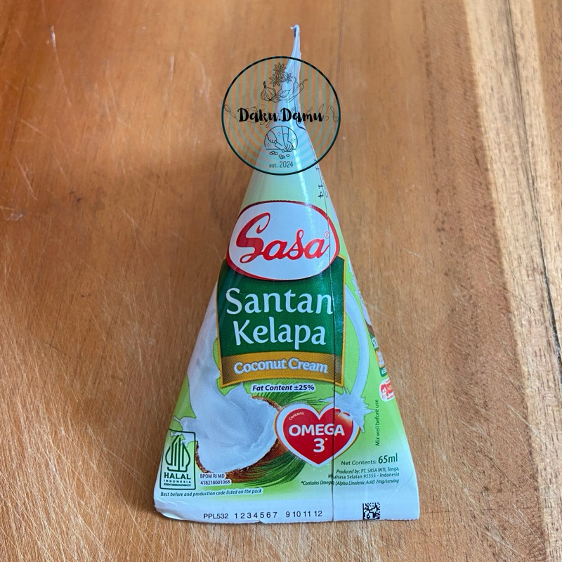 

Sasa Santan Kelapa - Coconut Cream 65ml