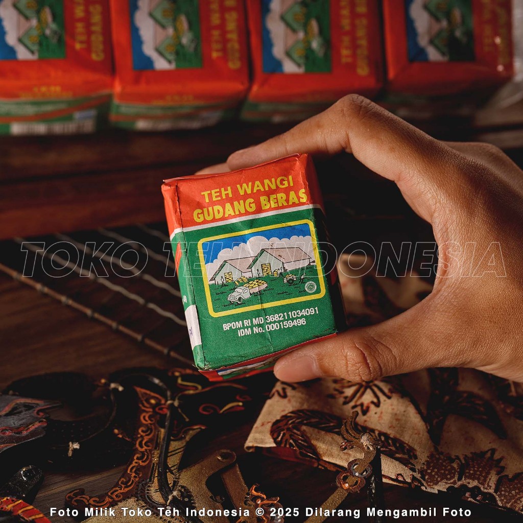 

Teh Indonesia - Teh Cap Gudang Beras 40gr 1pcs Teh Tubruk Vanilla Indonesian Heritage Javanese Tea