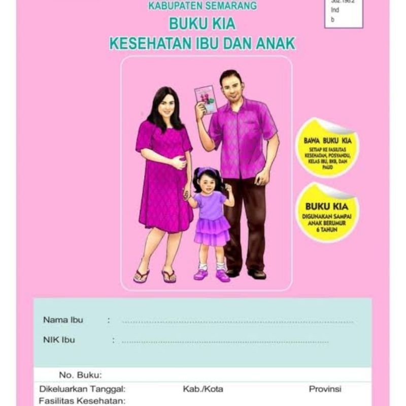 Buku kesehatan Ibu dan anak (BUKU KIA) Makassar, buku pink kontrol ibu hamil