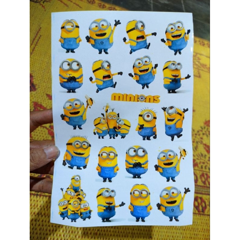 

Stiker Minions 1 Lembar 16cm×23cm