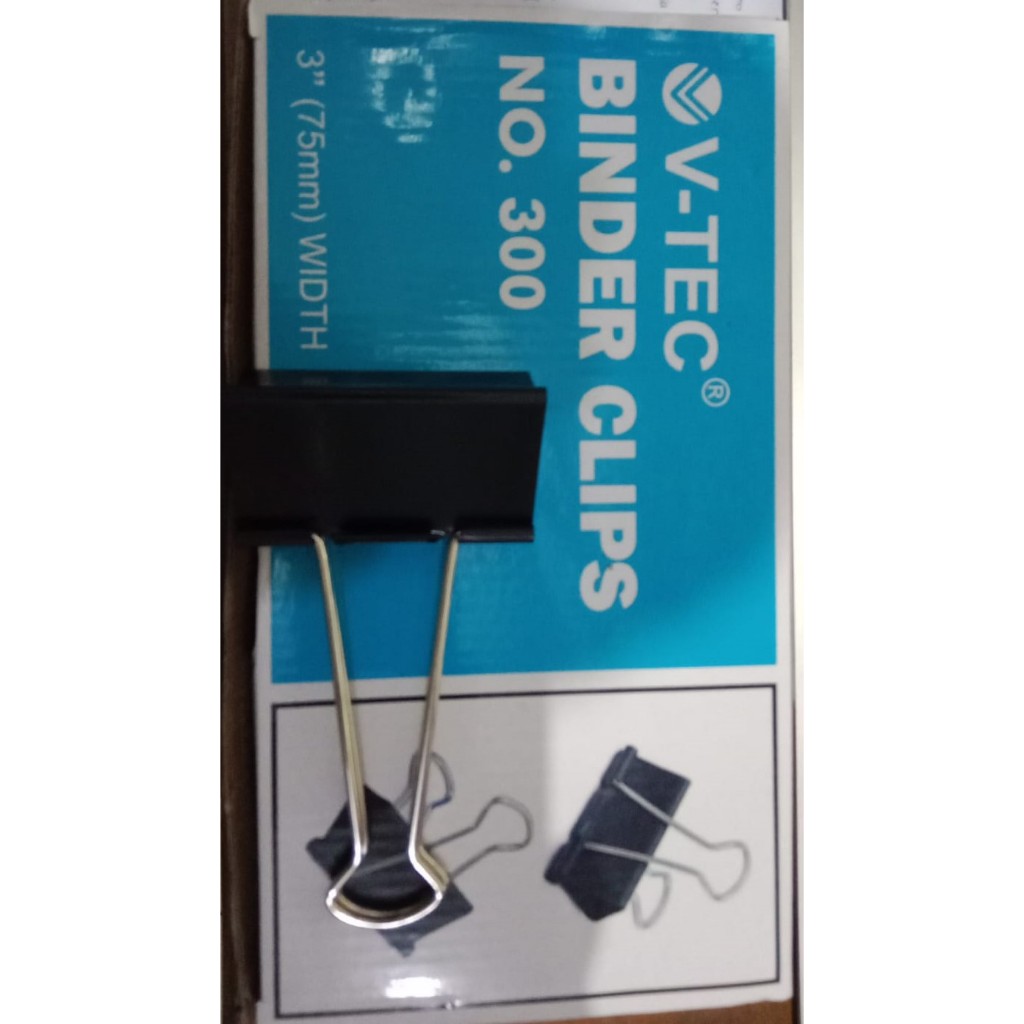 

Binder Clip V-tec 300 / Klip Penjepit Kertas V-tec 300/ 300 binder clip
