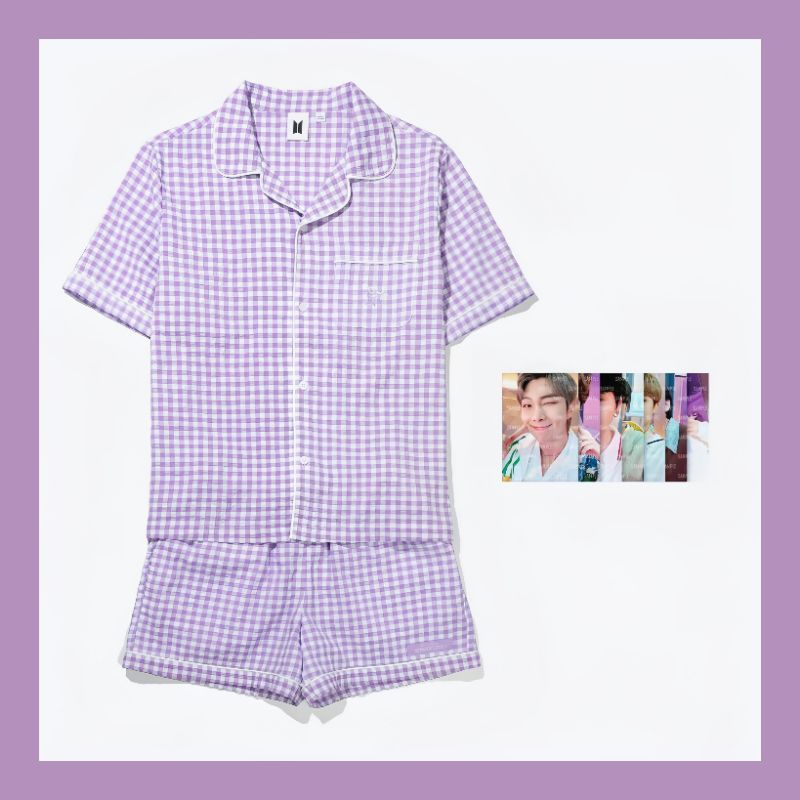 [Ready] BTS OFFICIAL SOWOOZOO PAJAMA SET (purple)