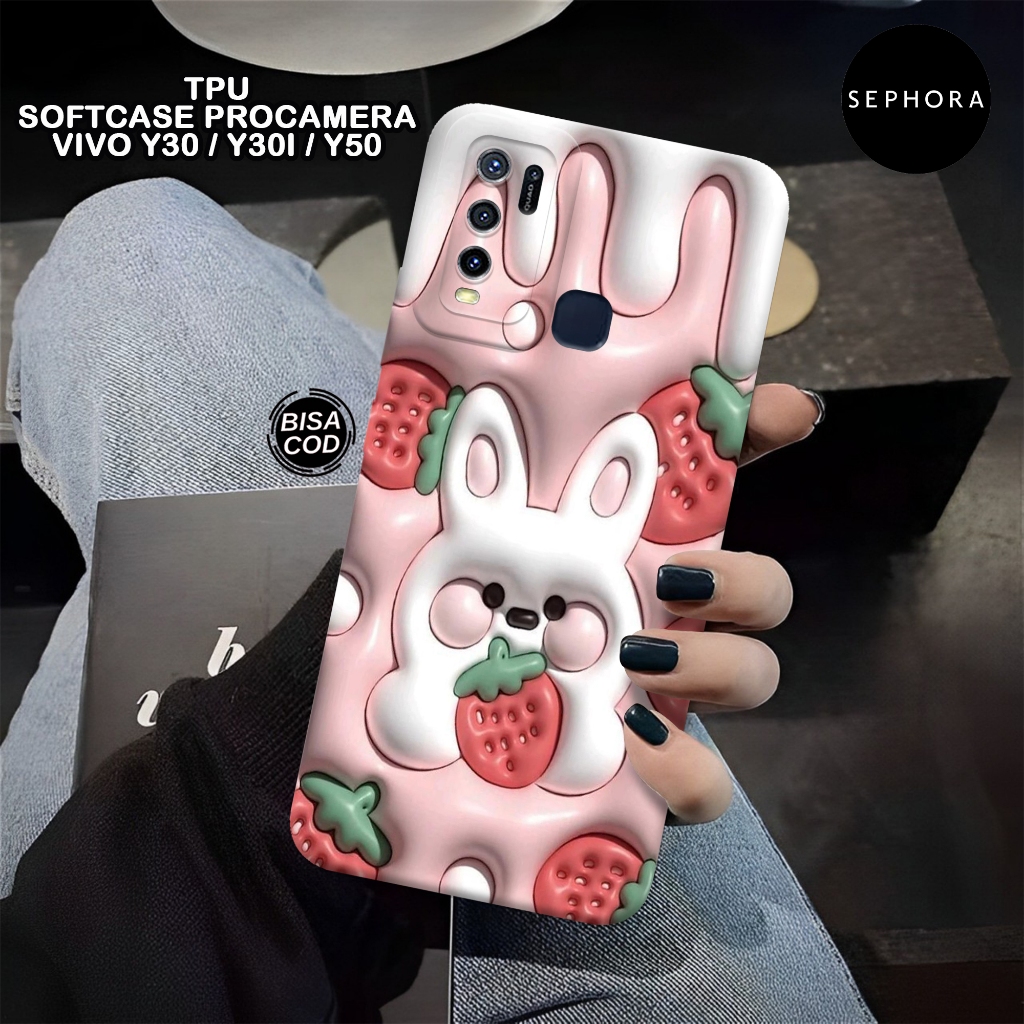 Case VIVO Y30 Y30i Y50 Terbaru - Fashion Case Lucu - Softcase VIVO Y30 Y30i Y50 - Case Pro Camera - 