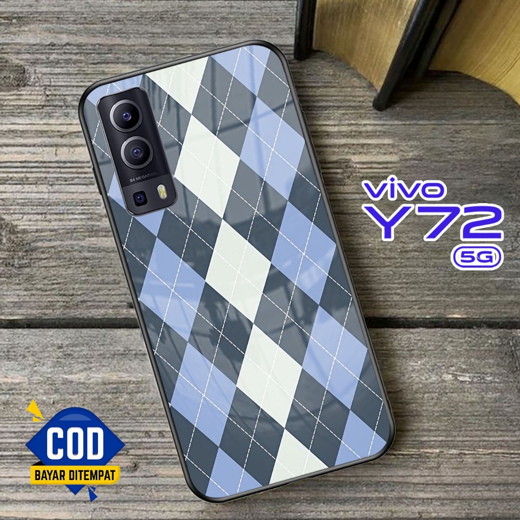 Softcase Kaca VIVO Y72 (5G) - Case Handphone VIVO Y72 (5G) [T65].