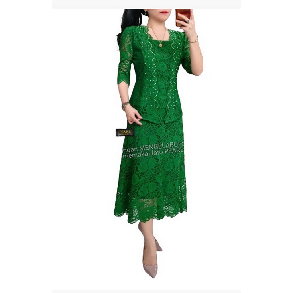 TTS SET ROK KUTU BARU MUTIARA/STELAN KEBAYA PESTA BATAK/BAJU GEREJA