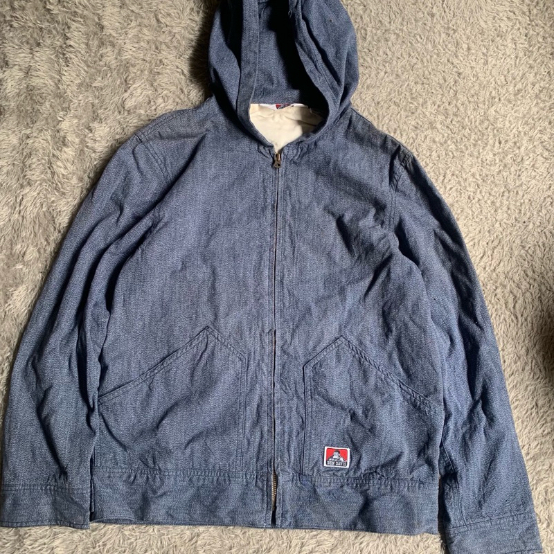 ben davis zip denim jacket second preloved