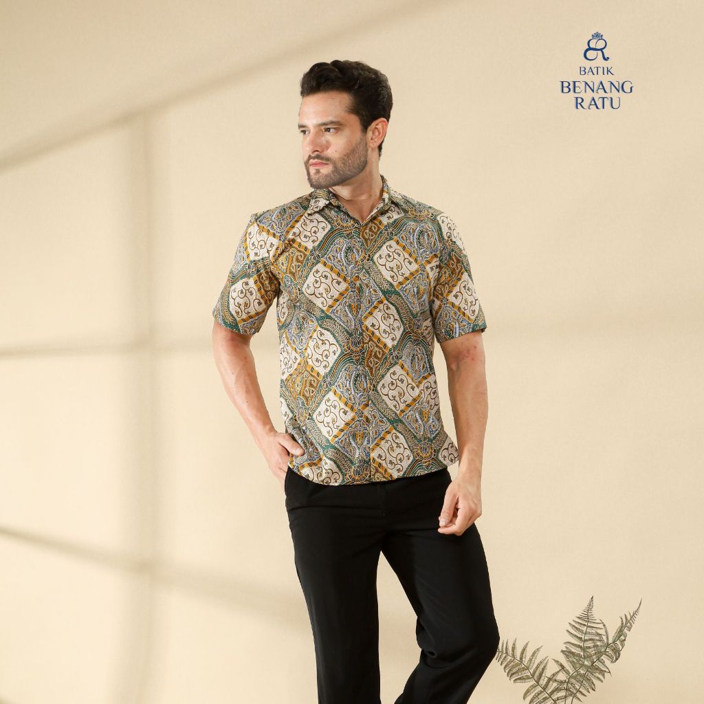 Batik Benang Ratu - Kemeja Batik Pria Motif Liris Sidomukti