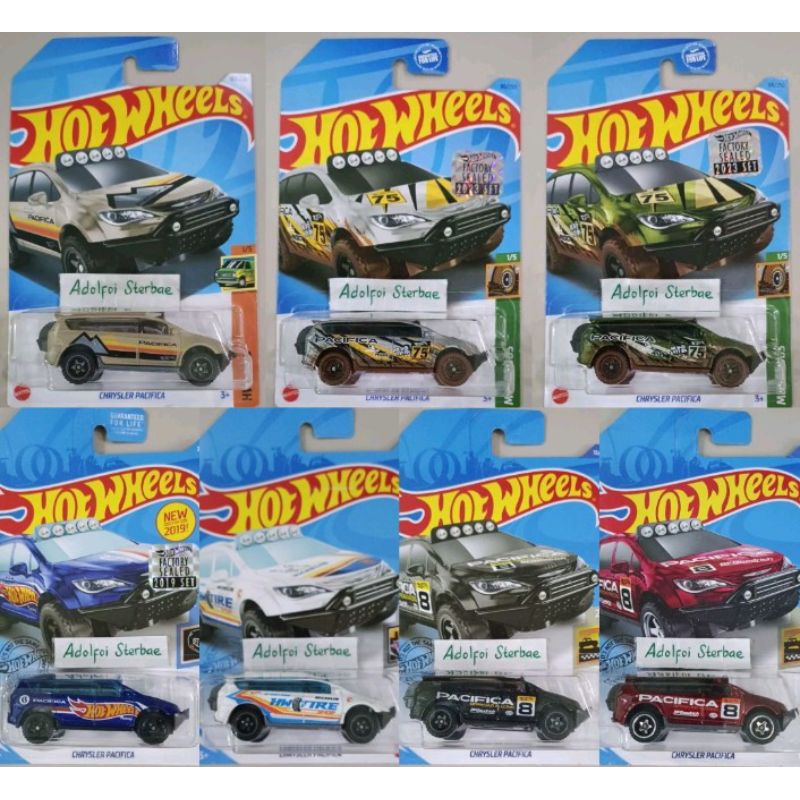 hotwheels hot wheels chrysler pacifica pasifica factory sealed th reg baja blazers hw metro hw race 