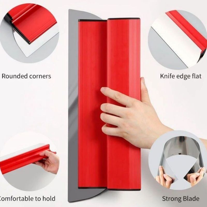 Alat Dempul Gypsum Scraper Tembok Alat Plamir Dinding Skrap Dempul Stainless