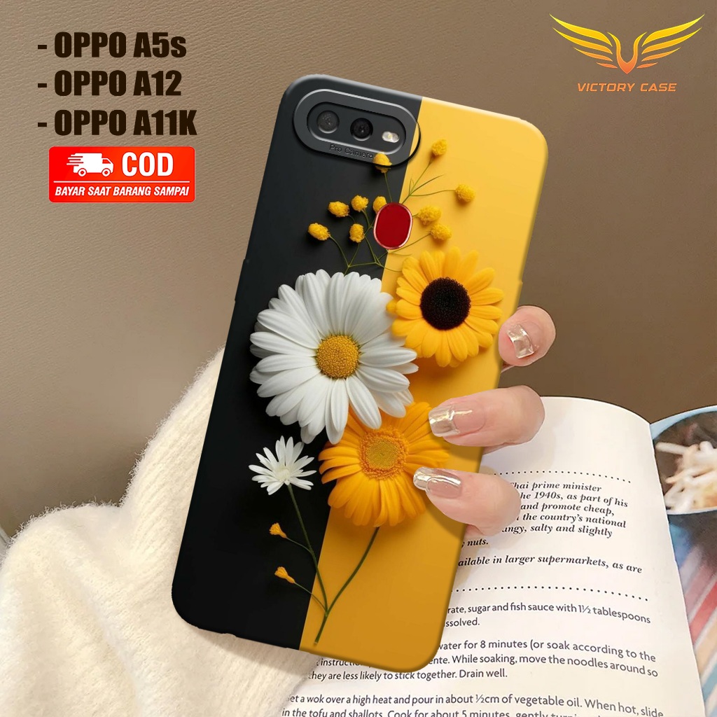New Bunga Case - Softcase Oppo A5s / A12 / A11k - Terbaru - Case Hp Oppo A5s / A12 / A11k - Casing O