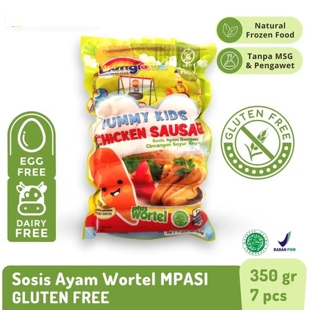 

Yummy Kids Chicken Sausage - Pelangi Anak