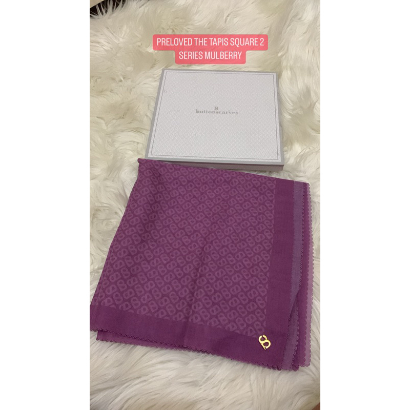 PRELOVED THE TAPIS SQUARE 2 || MULBERRY