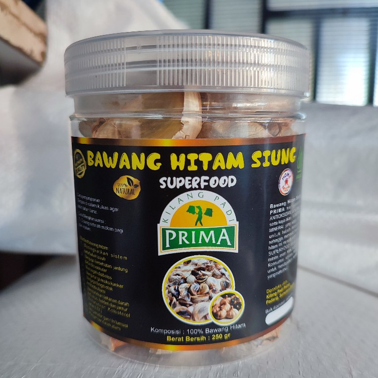 

Bawang Hitam Siung / Black Garlic Siung - 250 gr (SUPERFOOD)