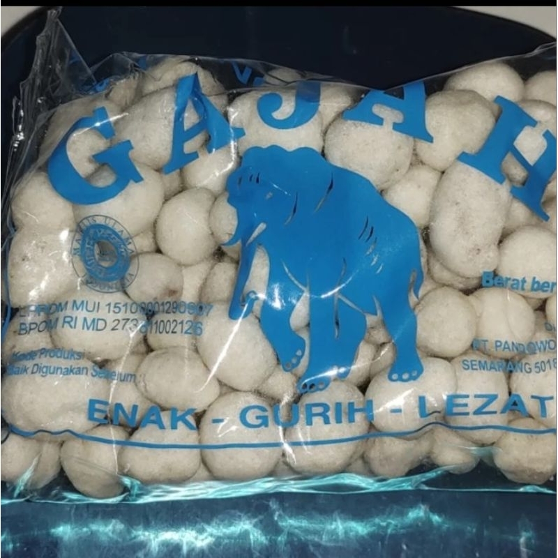 

Kacang Atom Cap Gajah Kemasan 100 Gram