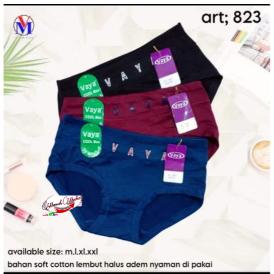 VAYA CELANA VAYA 823 / CD WANITA VAYA / CELANA DALAM WANITA VAYA 823 GROSIR