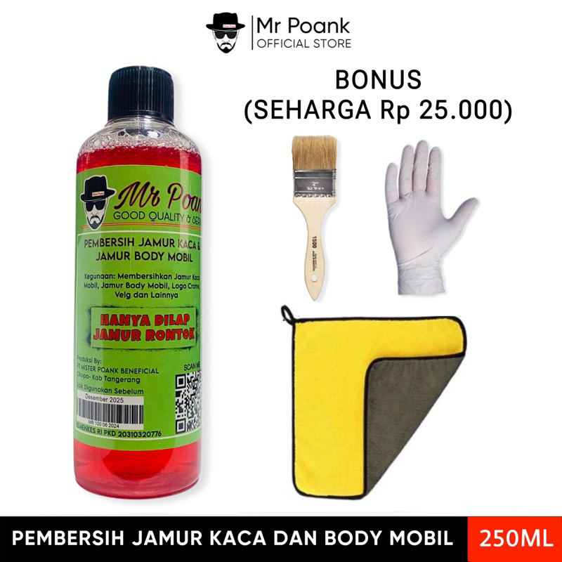 Skle_ - Mr Poank Pembersih Jamur & Kerak Mobil 250ml - Ampuh Membersihkan Body Mobil