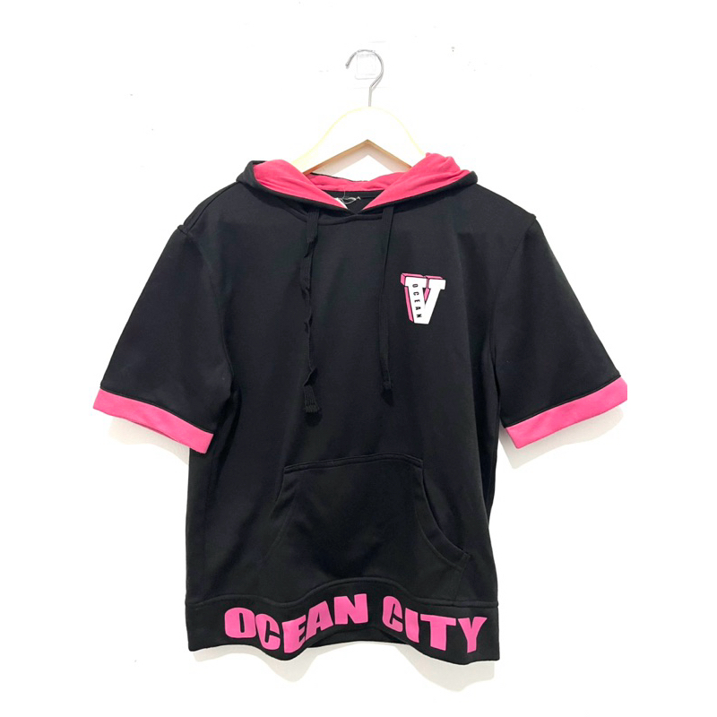 HOODIE WANITA LENGAN PENDEK PRELOVED