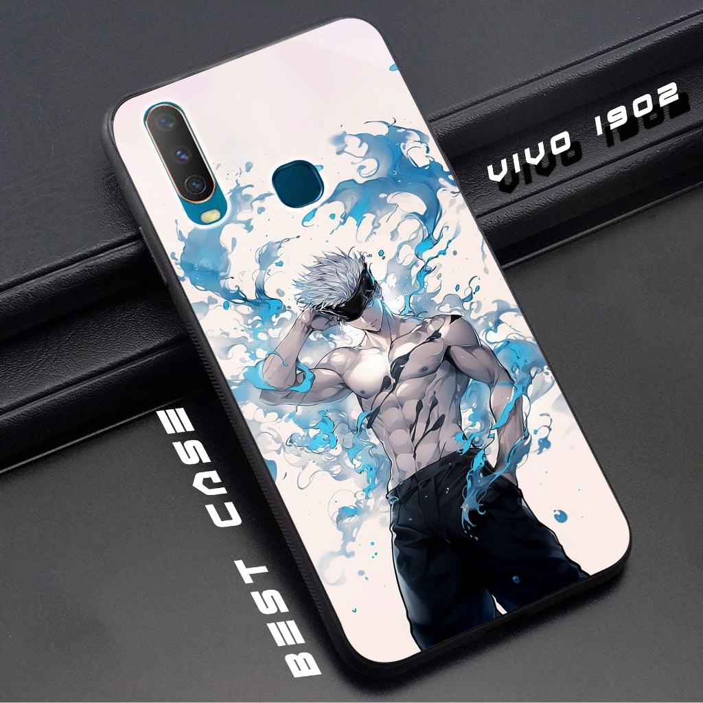 Case VIVO 1902 - Casing Hp VIVO 1902 - Motif ( GOJO ) - Silikon Hp  VIVO 1902 - Softcase Glass Kaca 