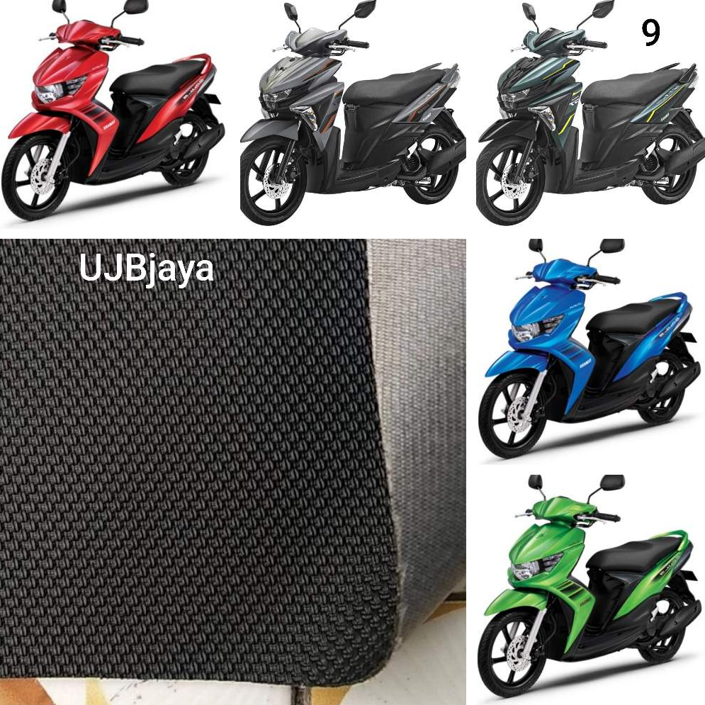 Kulit Jok Motor  Mio Soul GT 115 / Mio Soul GT 125 Standar / Bahan Ori Sarung Jok Motor  Mio Soul GT