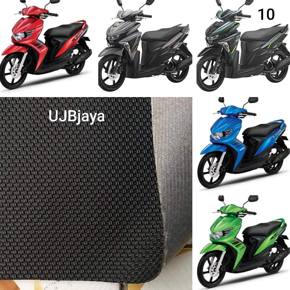 Kulit Jok Motor  Mio Soul GT 115 / Mio Soul GT 125 Standar / Bahan Ori Sarung Jok Motor  Mio Soul GT