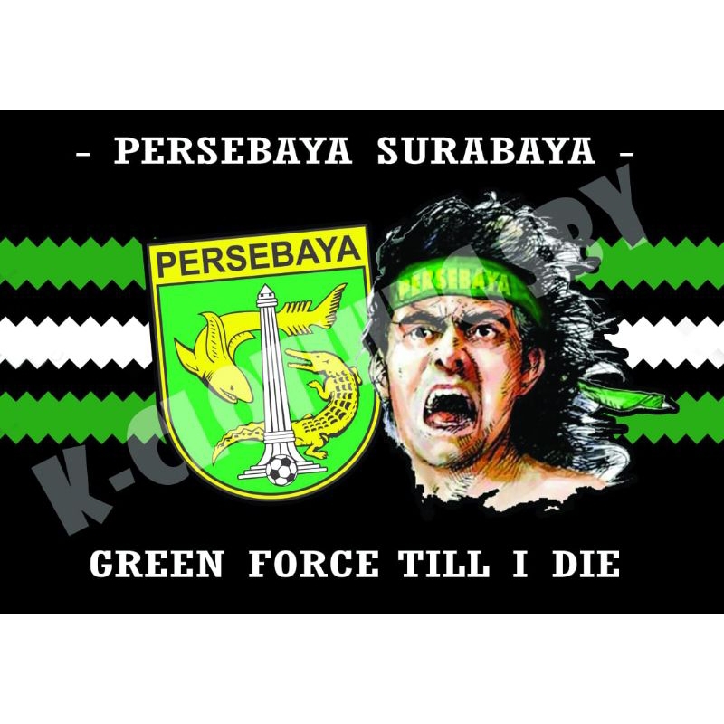 MINI FLAG PERSEBAYA BENDERA PERSEBAYA BENDERA CUSTOM MINI FLAG CUSTOM KLUB BOLA/MINI FLAG PERSEBAYA 