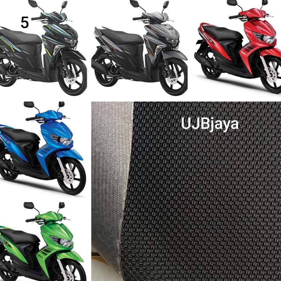Kulit Jok Motor  Mio Soul GT 115 / Mio Soul GT 125 Standar / Bahan Ori Sarung Jok Motor  Mio Soul GT