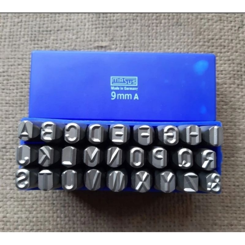 

KETOK HURUP 9 Mm ( A-Z) LETTER STAMP PUNCH 9mm MASUS GERMANY