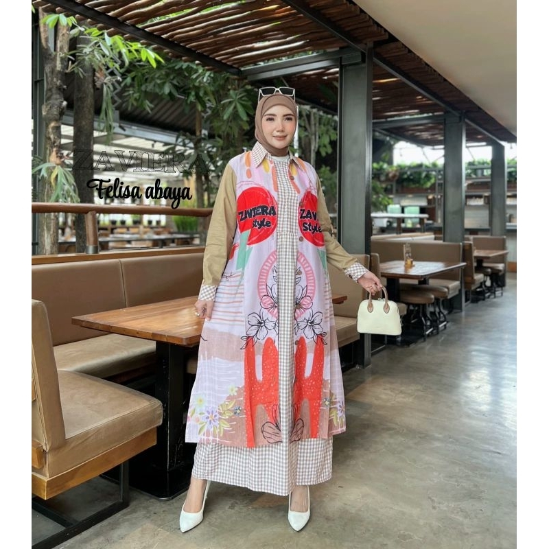 FELISA SET ABAYA ZAVIERA
