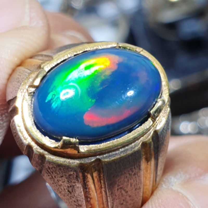 batu kalimaya black opal top jarong