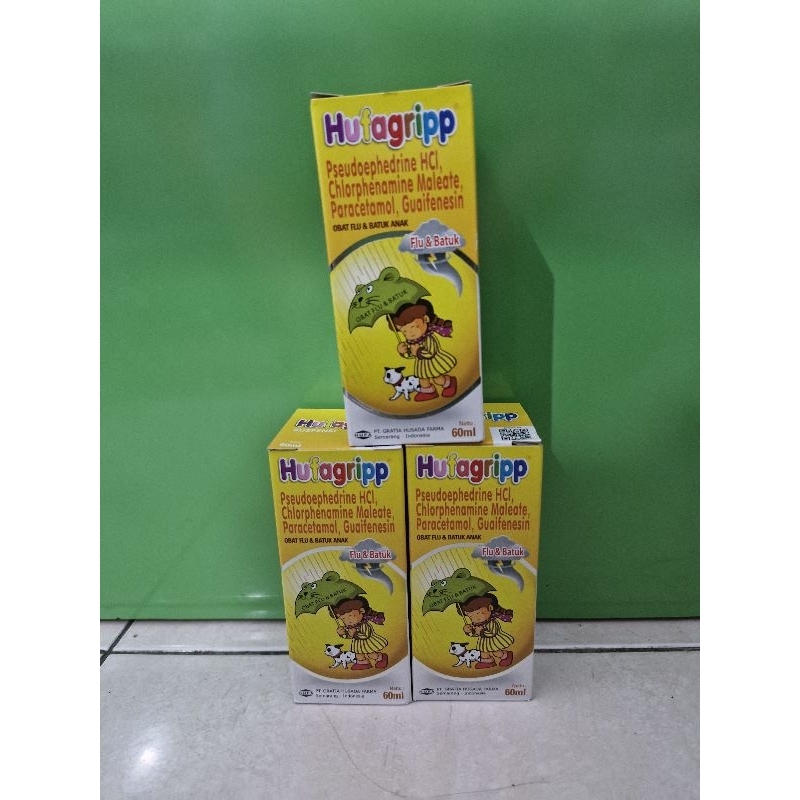 HUFAGRIP SYRUP FLU DAN BATUK (KUNING)