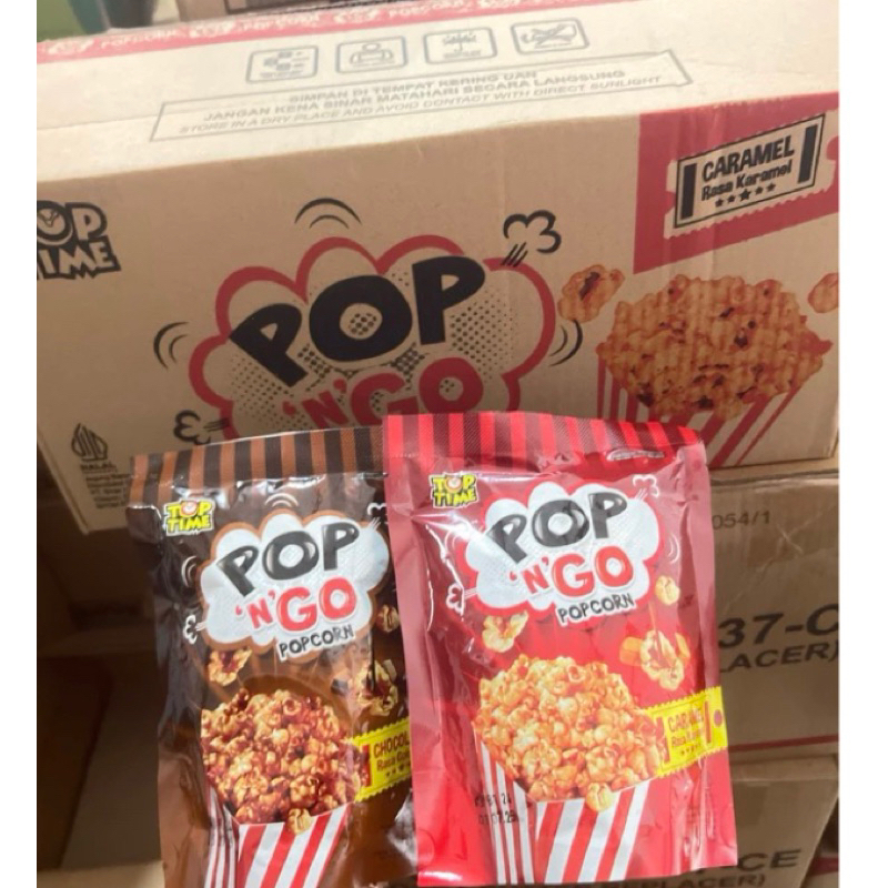 

POP N GO POPCORN 20gr Caramel & Cokelat