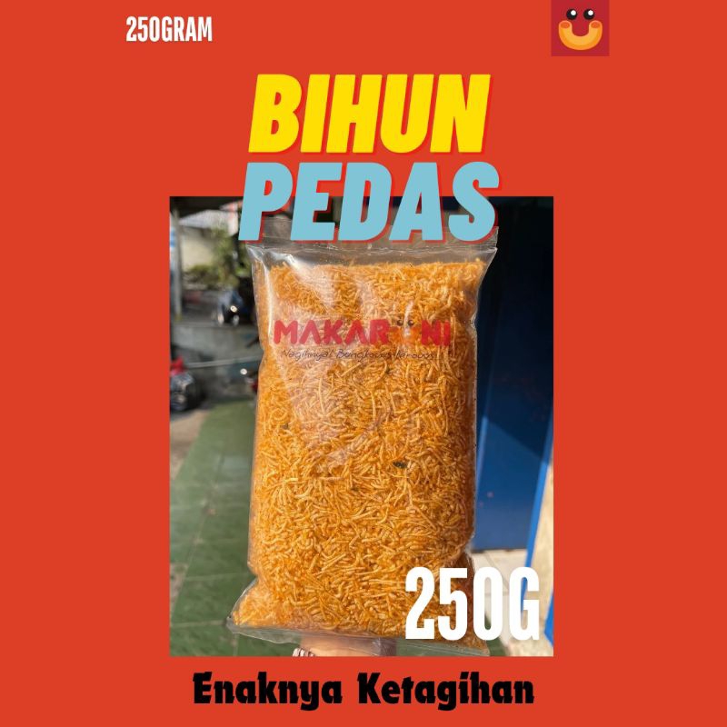 

Bihun Goreng Kremes Pedas 250 Gram Makaruni Official