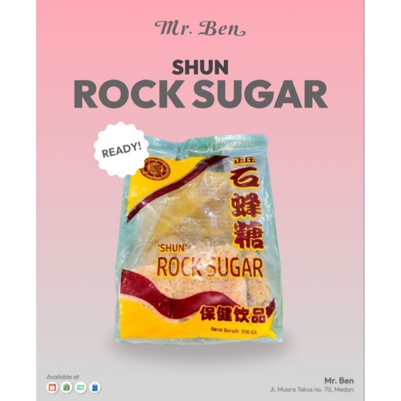 

Shun Rock Sugar Gula Batu 300gr Lokal HALAL