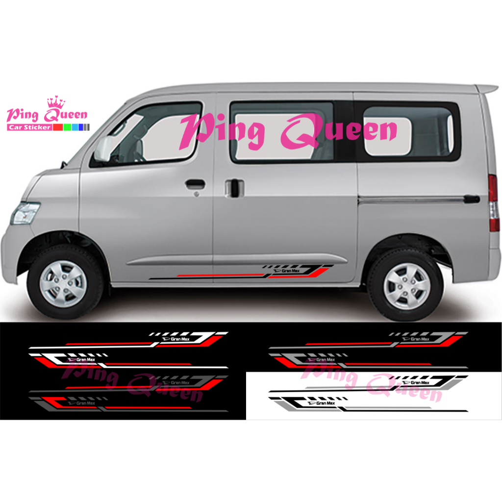 STICKER MOBIL DAIHATSU GRANDMAX STICKER STRIPING VARIASI MOBIL GRANDMAX