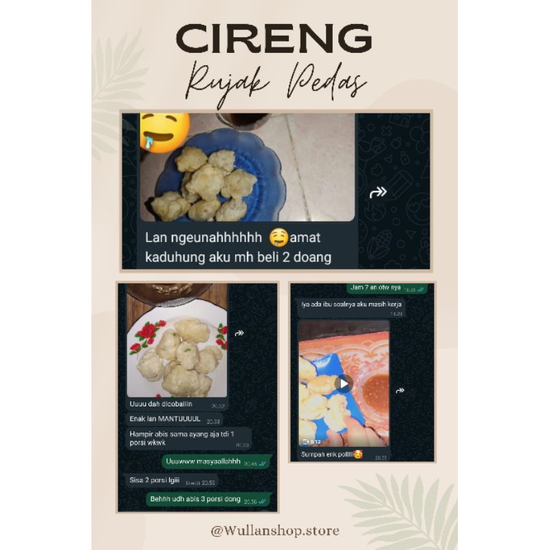 

Cireng Rujak || Frozen food || Mentahan