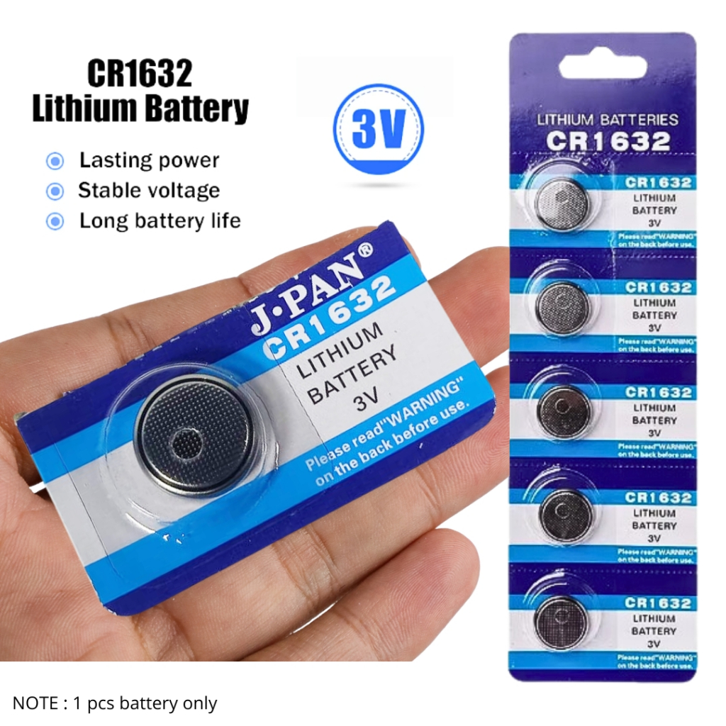 Battery Baterai CR1632 Lithium 3V Baterai Remote Tripod Tongsis / batre remot mobil / motor / batre 