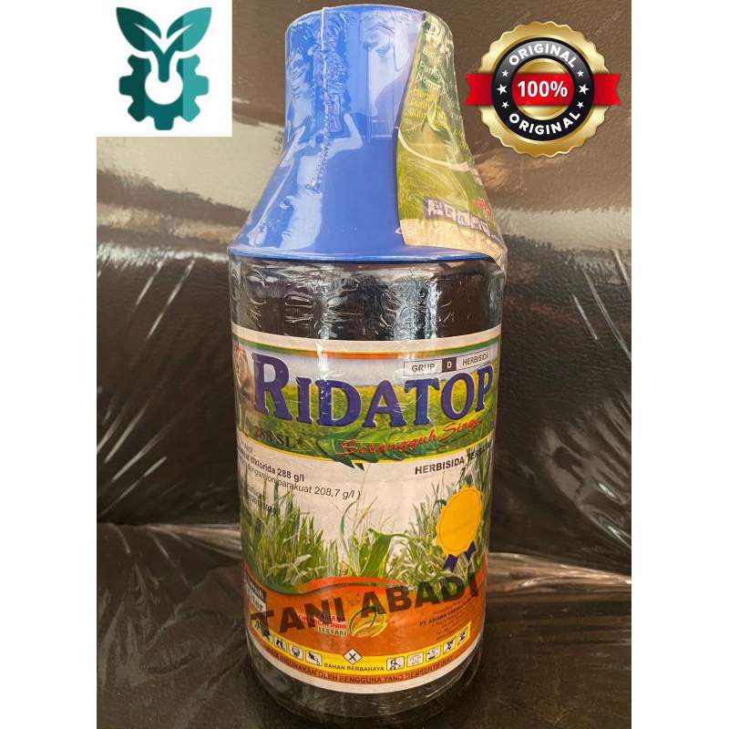 Herbisida Kontak Ridatop 288 SL @ 1 Liter / Pembasmi Rumput & Gulma