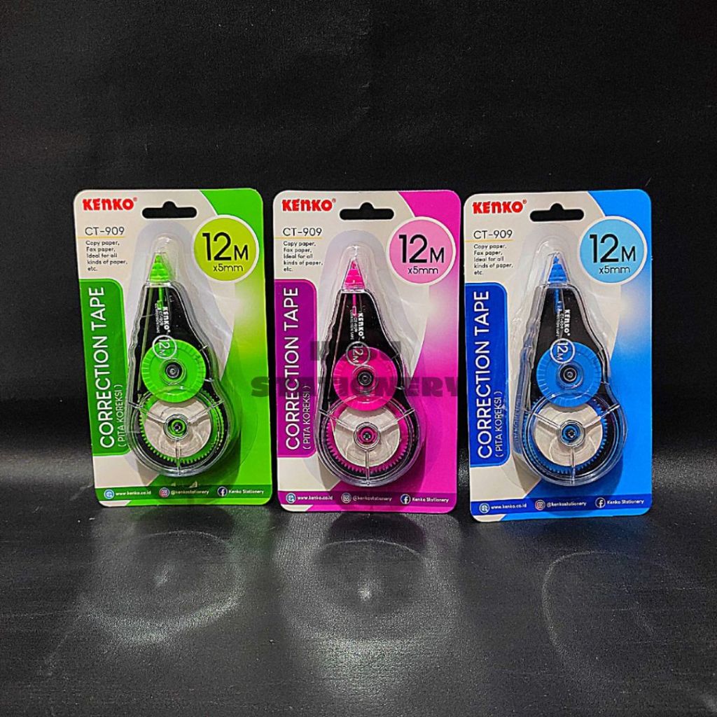 

TIPE X KERTAS / CORRECTION TAPE KENKO CT 909
