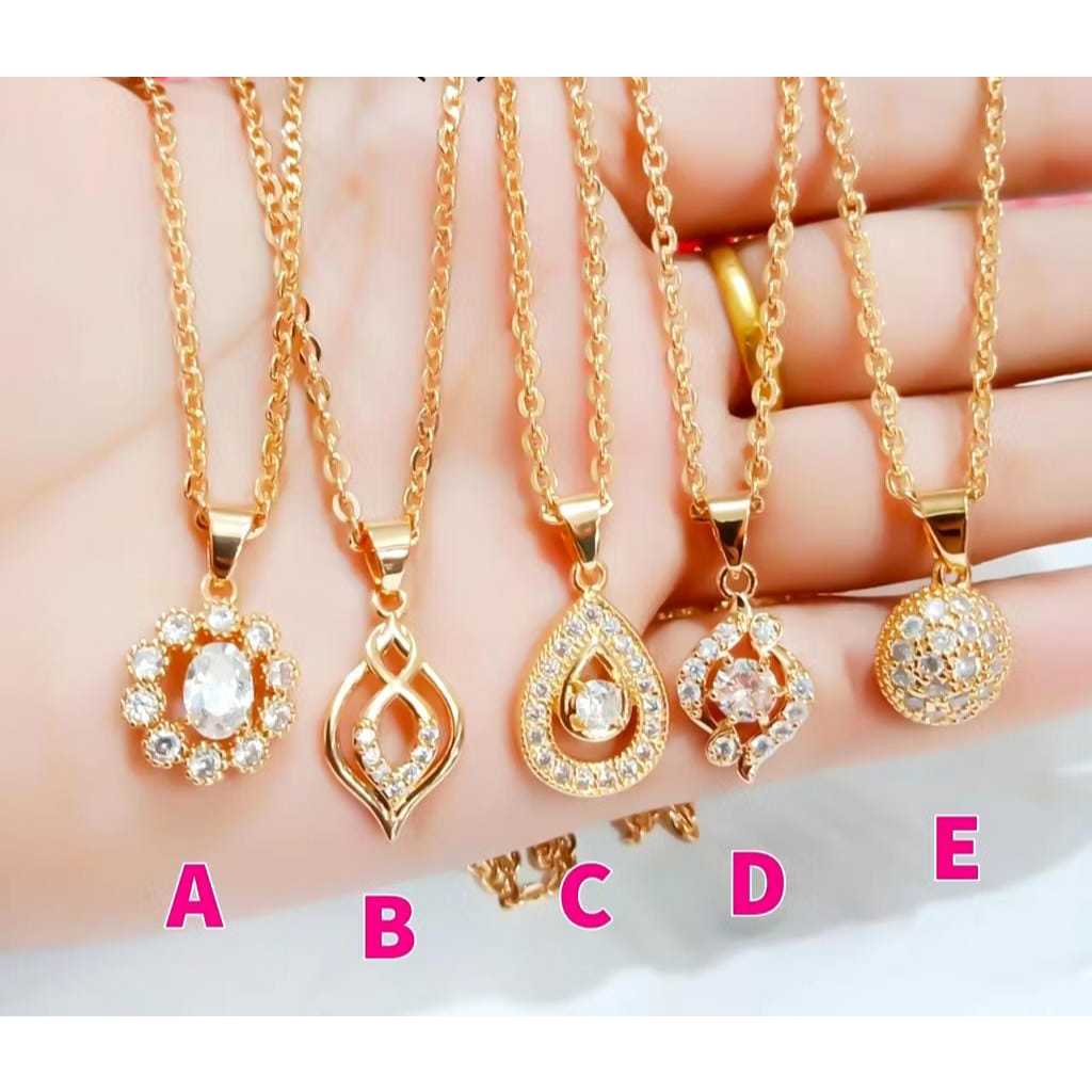 Kalung panjang kalung rantai emas