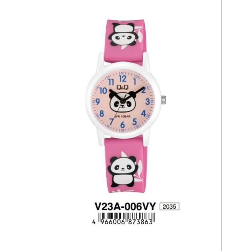 QQ Q&Q QNQ ORIGINAL RUBBER BAND KIDS WATCH JAM TANGAN ANAK V23 V23A