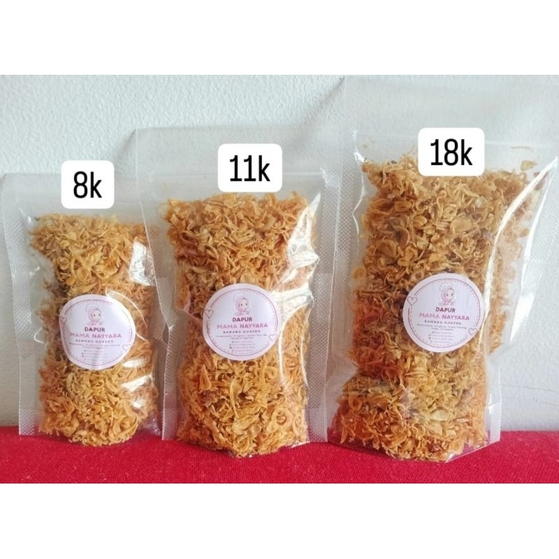 

BAWANG GORENG BREBES ASLI ORIGINAL PREMIUM TANPA CAMPURAN TEPUNG - HOMEMADE (KEMASAN POUCH)