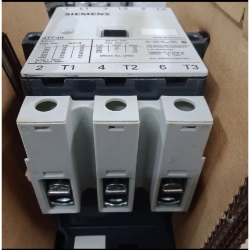 CONTACTOR SIEMENS 3TF49 22-0AP0 ORIGINAL ASLI