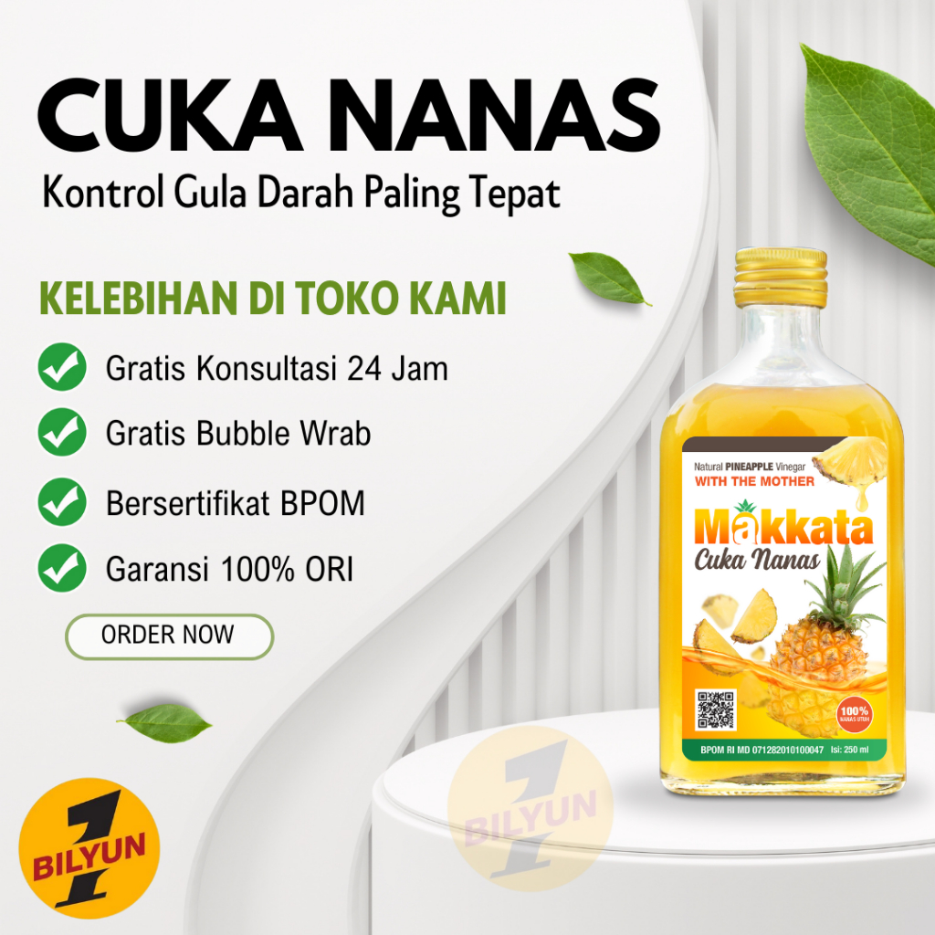 

CUKA NANAS With Mother Makkata Untuk Diabetes ORIGINAL Kesehatan Dan Diet Paling Ampuh