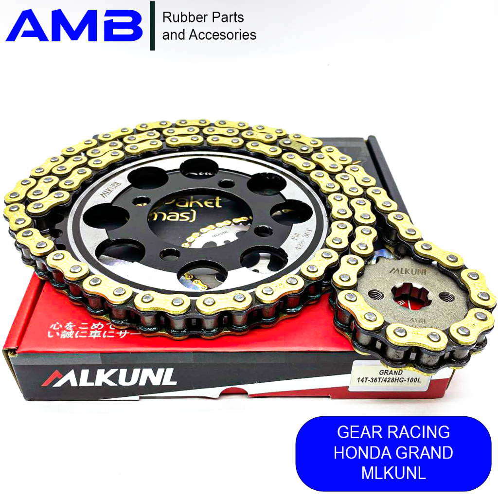 GEAR RACING GEARSET GEAR PAKET GRAND LEGENDA MERK MLKUNL MODEL SSS RANTAI GOLD